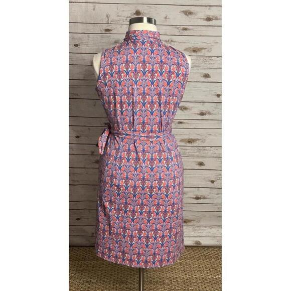 J. McLaughlin Catalina Cloth multicolored geo sleeveless sheath dress Size XL - Picture 7 of 8